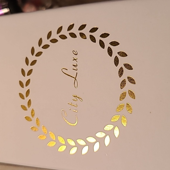 GEMS BY CITY LUXE BLUE ZIRCON ADJUSTABLE 14K GOLD PLATED RING - Picture 10 of 11